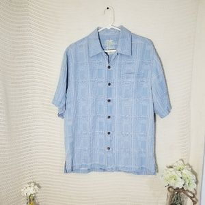 Vintage Jamaica Jaxx Silk Button Up